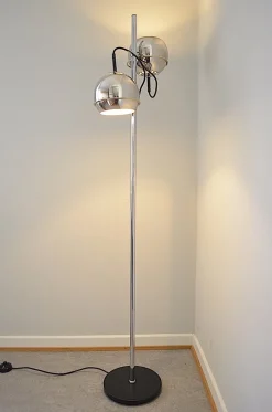 Discount Pamono Chrome Ball Floor Lamp, 1970s