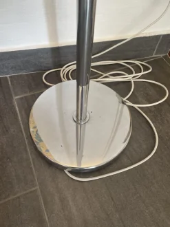 Clearance Pamono Chrome Floor Lamp from Bauhaus, 1970s