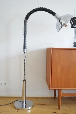 Clearance Pamono Chrome Floor Lamp from Cosack, 1960s