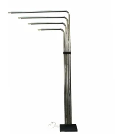 Best Pamono Chrome Metal 4-Arm Floor Lamp by Goffredo Reggiani, Italy, 1970s