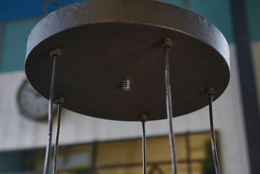 Clearance Pamono Chrome Metal Cascade Pendant Light from Massive Lighting, 1960s