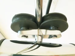 Outlet Pamono Chrome Plated Metal Molla Floor to Ceiling Lamp from Lumenform, 1970s