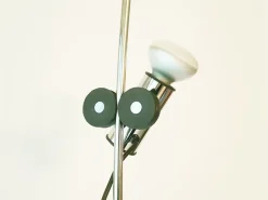 Outlet Pamono Chrome Plated Metal Molla Floor to Ceiling Lamp from Lumenform, 1970s