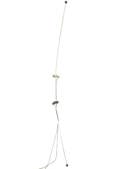 Outlet Pamono Chrome Plated Metal Molla Floor to Ceiling Lamp from Lumenform, 1970s