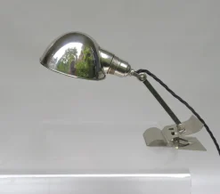 Best Pamono Chromed Clamping Lamp from Hala, 1930s