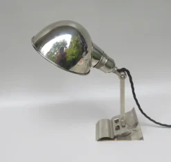 Best Pamono Chromed Clamping Lamp from Hala, 1930s
