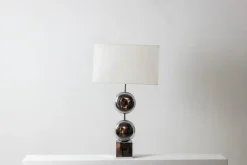 Best Pamono Chrome-Plated Metal Lamp from Chalier Paris, 1970