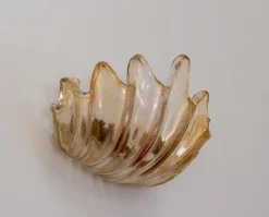 Best Pamono Clamshell Sconces by Barovier E Toso, Set of 2