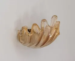 Best Pamono Clamshell Sconces by Barovier E Toso, Set of 2
