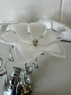 Best Pamono Cloe Wall Lamp in White Murano Glass, 2004, Set of 2