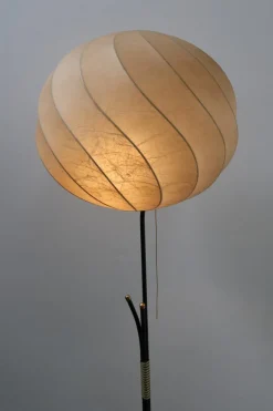 New Pamono Cocoon Floor Lamp by Panton, 1960s