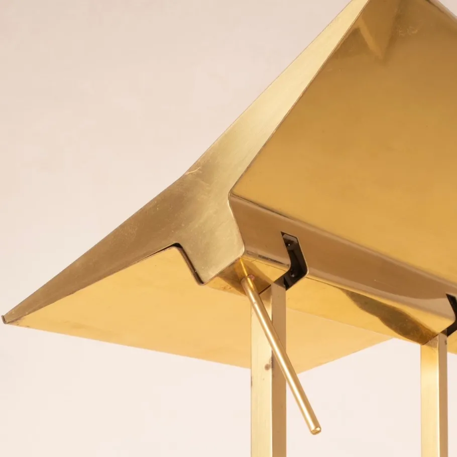 Online Pamono Concord Floor Lamp in Brass by Marco Zotta, 1980s