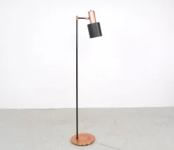 Best Pamono Copper Studio Floor Lamp by Jo Hammerborg for Fog & Mørup, 1960s