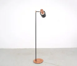 Best Pamono Copper Studio Floor Lamp by Jo Hammerborg for Fog & Mørup, 1960s
