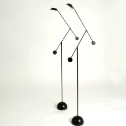 Online Pamono Counter Balance Floor Lamp in Black, 1970s