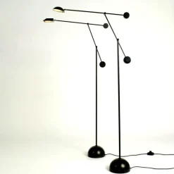 Online Pamono Counter Balance Floor Lamp in Black, 1970s