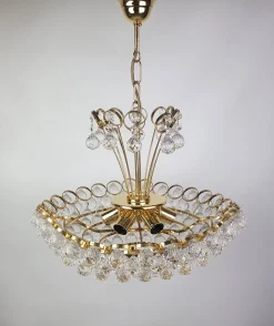 Best Pamono Crystal Chandelier by Joski Bodemais, 1970s