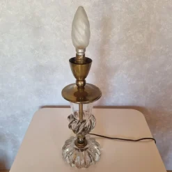 Clearance Pamono Crystal Desk Lamp in the style of St. Louis, 1890s