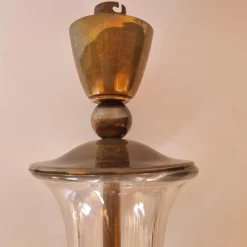 Clearance Pamono Crystal Desk Lamp in the style of St. Louis, 1890s