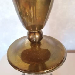 Clearance Pamono Crystal Desk Lamp in the style of St. Louis, 1890s