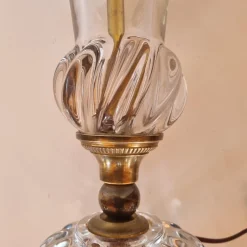 Clearance Pamono Crystal Desk Lamp in the style of St. Louis, 1890s