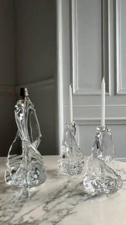 Clearance Pamono Crystal Lamp by Charles Schneider, 1950s