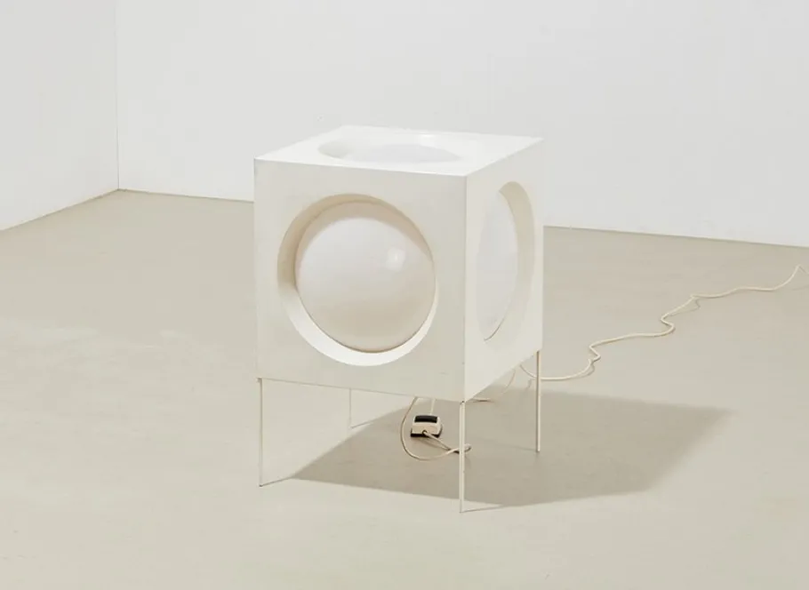 Best Pamono Cube Floor Lamp by Carl Moor for Bag Turgi, 1960s