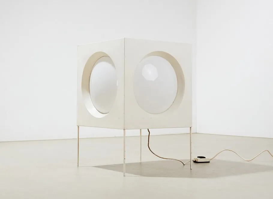 Best Pamono Cube Floor Lamp by Carl Moor for Bag Turgi, 1960s