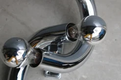 Best Pamono Curved Tubular Sculpture Wall Light from Stilux Milano, Italy, 1970s