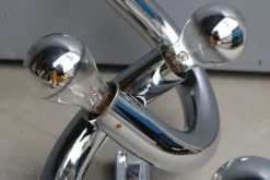 Best Pamono Curved Tubular Sculpture Wall Light from Stilux Milano, Italy, 1970s