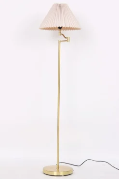 Best Pamono Danish Brass Floor Lamp from Horn Lighting Studio