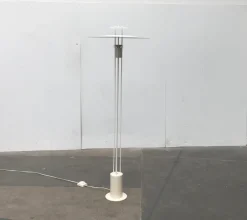 Outlet Pamono Danish Metal Floor Lamp from Frandsen, 1989