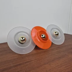 Clearance Pamono Danish Modern Inter Pendant Lamps from Design Light A/S, 1980, Set of 3