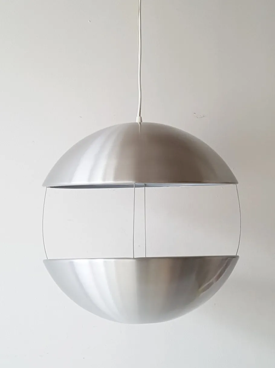 Best Pamono Danish RS50 Jardiniere Flower Lamp Spheres by Poul Cadovius for Royal System, 1970s, Set of 6