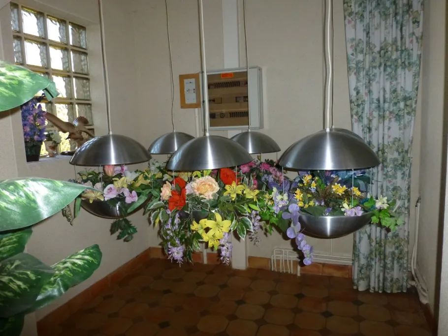 Best Pamono Danish RS50 Jardiniere Flower Lamp Spheres by Poul Cadovius for Royal System, 1970s, Set of 6