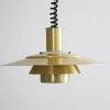 Clearance Pamono Danish Slats Pendant Lamp from Jeka Denmark, 1970s
