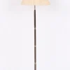 Pamono Danish Steel Floor Lamp with Adjustable Height, 1940s or 1950s