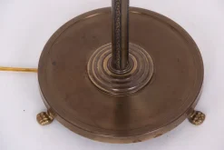 Pamono Danish Steel Floor Lamp with Adjustable Height, 1940s or 1950s