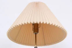 Pamono Danish Steel Floor Lamp with Adjustable Height, 1940s or 1950s