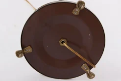 Pamono Danish Steel Floor Lamp with Adjustable Height, 1940s or 1950s