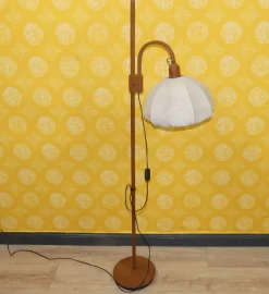 Sale Pamono Danish Teak Arc Lamp Floor Lamp from Domus, 1970s
