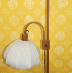 Sale Pamono Danish Teak Arc Lamp Floor Lamp from Domus, 1970s