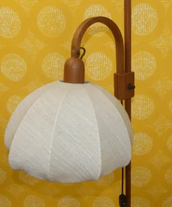 Sale Pamono Danish Teak Arc Lamp Floor Lamp from Domus, 1970s