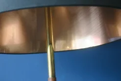 Discount Pamono Danish Teak Floor Lamp with Brass Tripod Foot, 1960s