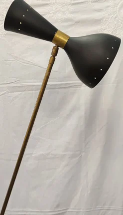 Pamono Diábolo Floor Lamp in the style of Stilnovo, 1960s