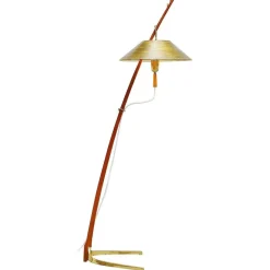 Hot Pamono Dornstab Floor Lamp attributed to J. T. Kalmar for Kalmar, Austria, 1950s