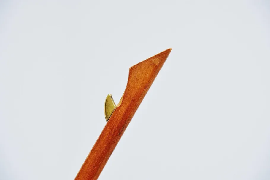 Hot Pamono Dornstab Floor Lamp attributed to J. T. Kalmar for Kalmar, Austria, 1950s