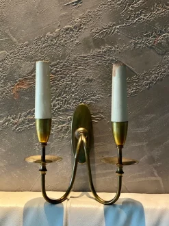 Best Pamono Double Light Wall Lights by Giò Ponti, 1950s, Italy, Set of 3