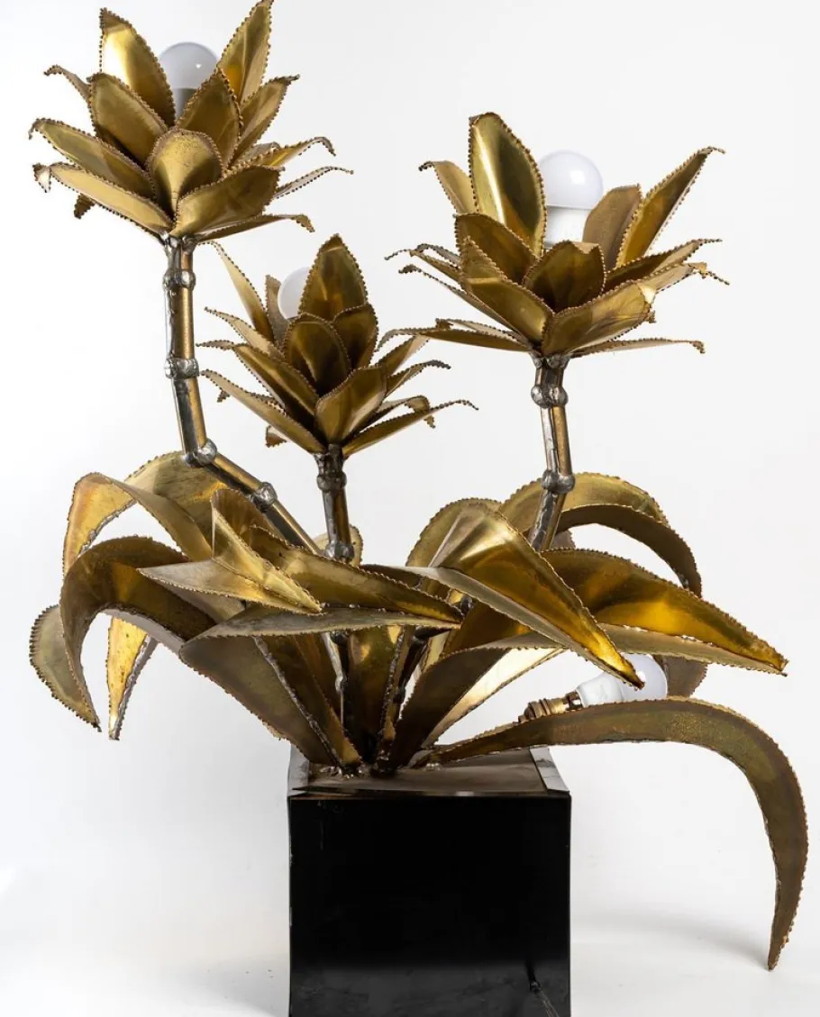 Discount Pamono Dutch 3-Branch Lamp fom Maison Jansen