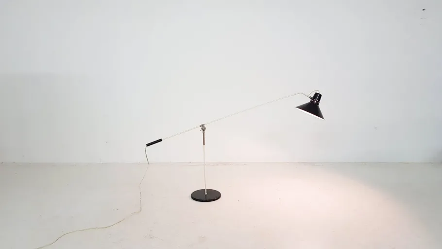 Clearance Pamono Dutch Floor Lamp by J.J. Hoogervorst for Anvia, 1950s